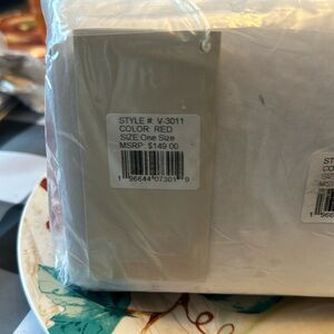 Red shoulder bag by Valentino Orlandi